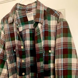 Plaid Grunge Nirvana Flannel Type Long Sleeve T Shirt